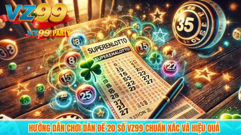Hướng Dẫn Chơi Dàn Đề 20 Số VZ99 Chuẩn Xác Và Hiệu Quả